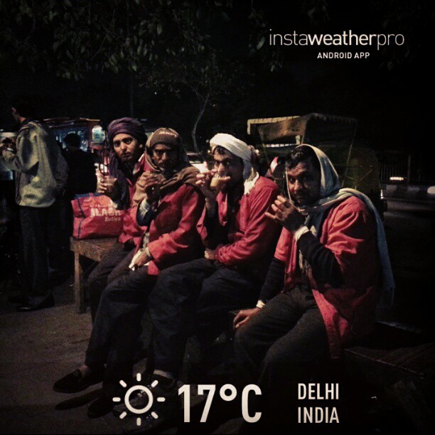 Delhi is getting cold
