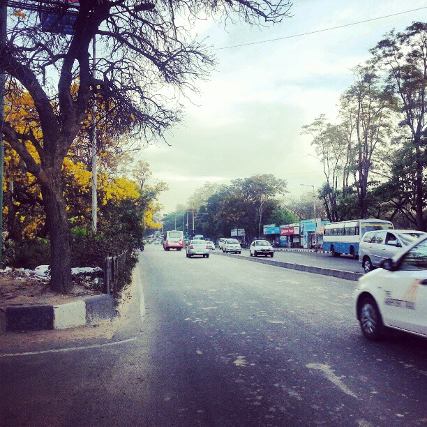 Early morning bangalore is still beautiful and best time to drive.