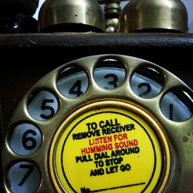 Telephones then.