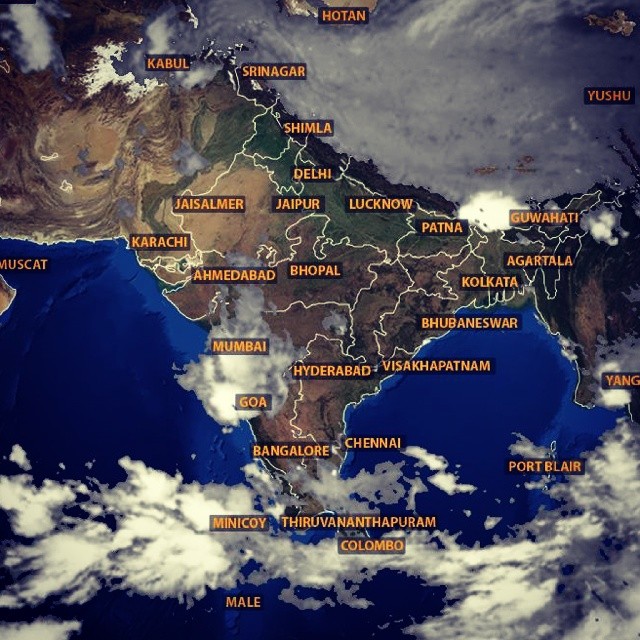 Monsoon is here at last  credit: INSAT and Skymet.
