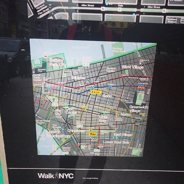 NYC walking maps