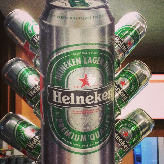 Heineken. First one is first entry for our beer project. Its not bad ♥♥♥♥♥♥