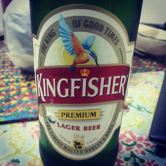 Kingfisher Premium Lager Beer. Good old KF premium. From India. Nice | Thej
