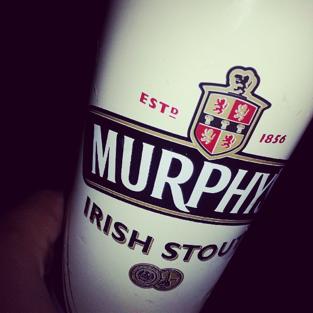 Murphy's Irish Stout I really like it. Its light, chocolaty. ♥♥♥♥♥♥♥