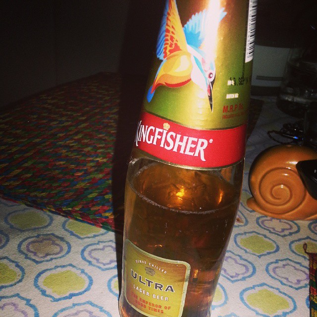 Kingfisher Ultra Lager Beer its actually nice.