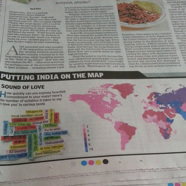 Forget about rest of the world, even Indian newspapers (ToI here) think(?) India speaks one language. How do we were educate them?