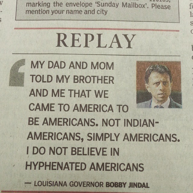 Thanks Jindal for making it clear. Whenever we Indians claim so much % of NASA or blah blah is Indians, it makes me cringe.