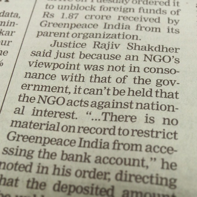 Thanks for making it clear HC. Its important to note Govt and country are not the same.