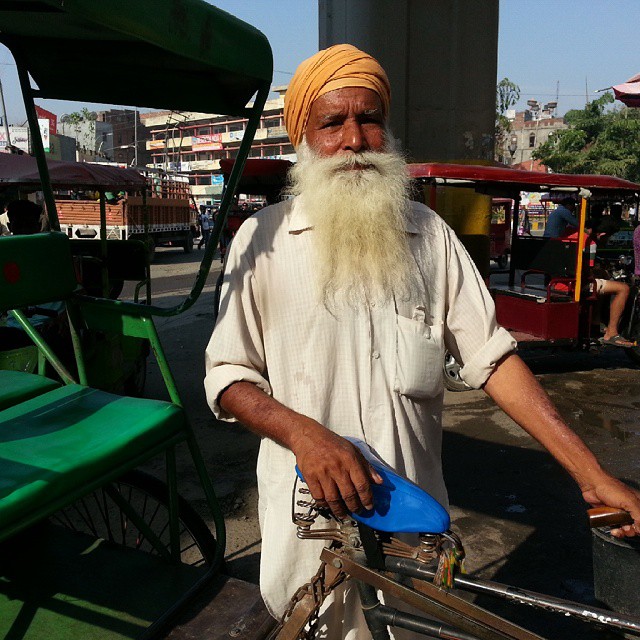 Papaji from Amritsar who dropped us to parking lot.  Very sweet guy
